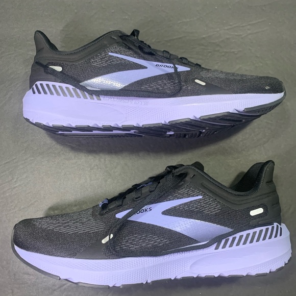Brooks Launch GTS 9 Women’s Black Purple Running Walking Sneakers Shoe Size-10.5 - Picture 3 of 11
